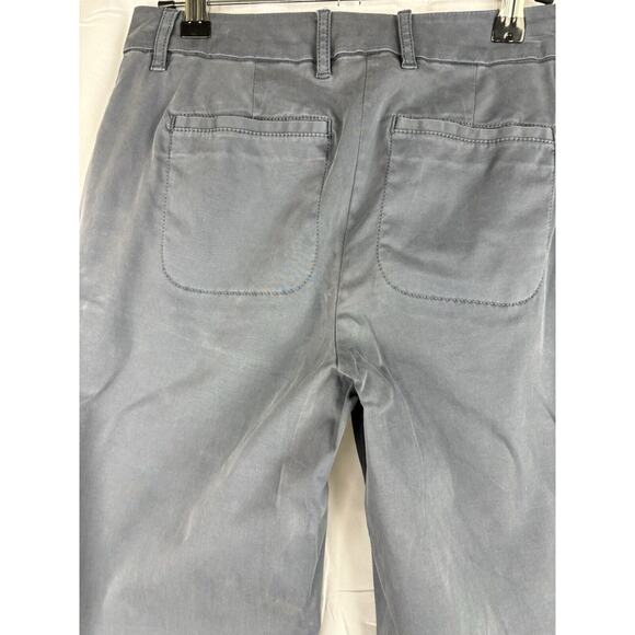 ELIZABETH AND JAMES BLUE PANTS SIZE 0 flat front BOOTCUT work wear casual - Picture 5 of 9
